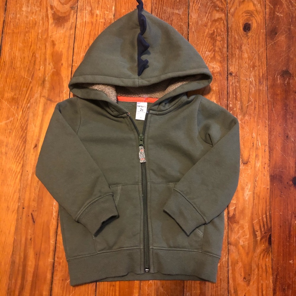 Boys 2T Dinosaur Hoodie, Carter’s